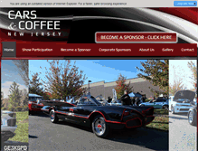 Tablet Screenshot of carsandcoffeenj.com